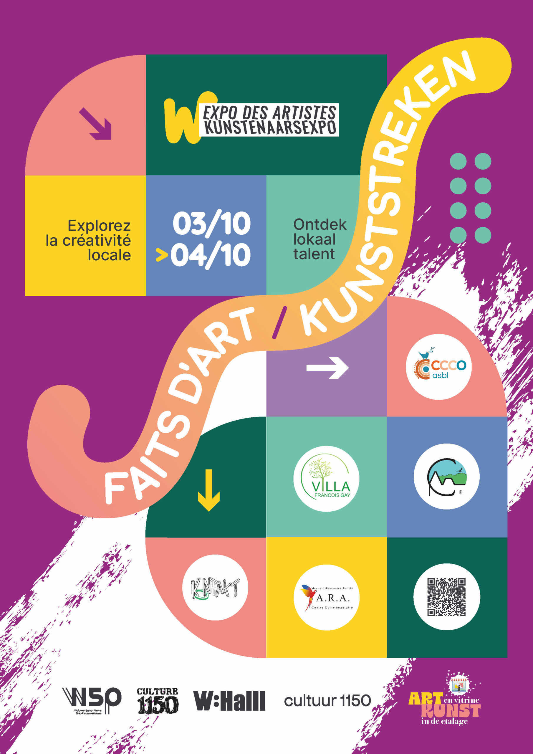 Lire la suite à propos de l’article Expo Faits d&rsquo;Art à la Villa : dimanche 4 octobre de 12 à 18h